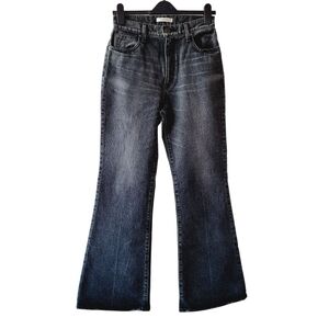 Moussy Black Flared Leg Jeans